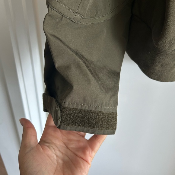 Mens Alexander Wang Fleece Army Dark Green Khaki Sweatshirt L ($800 value) - Picture 6 of 10